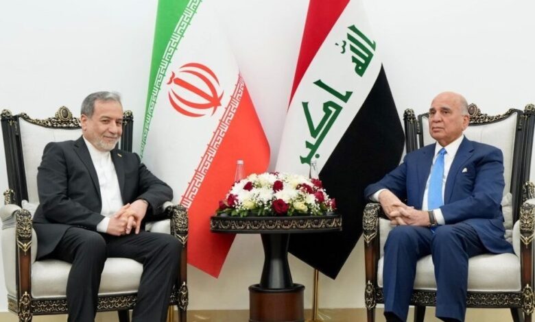 عراقجي ونظيره العراقي يبحثان العلاقات الثنائية والتطورات الإقليمية